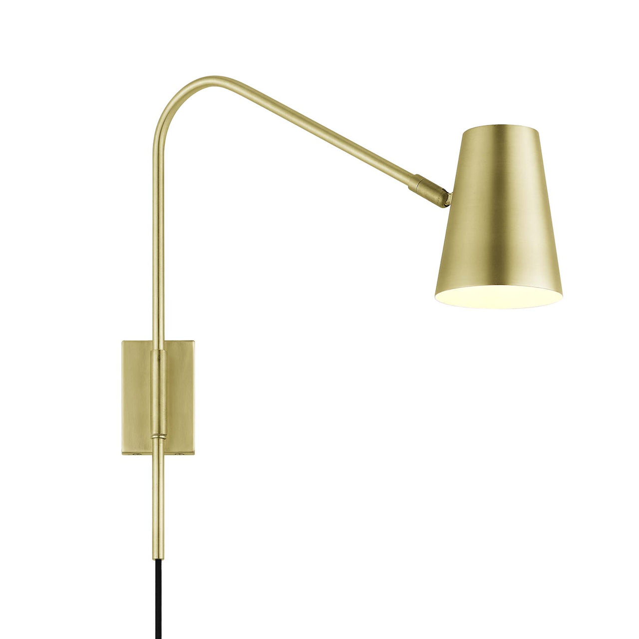 Enlura Wall Sconce, Satin Brass
