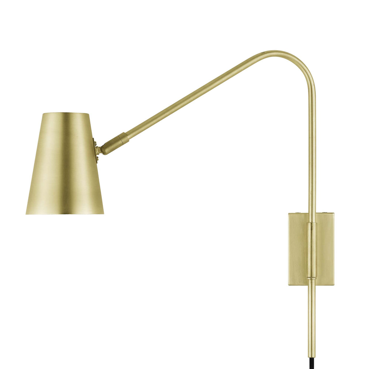 Enlura Wall Sconce, Satin Brass