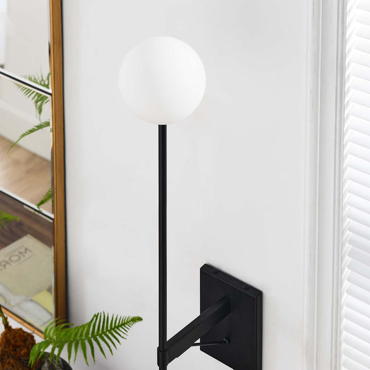 Orvessia Wall Sconce, Black
