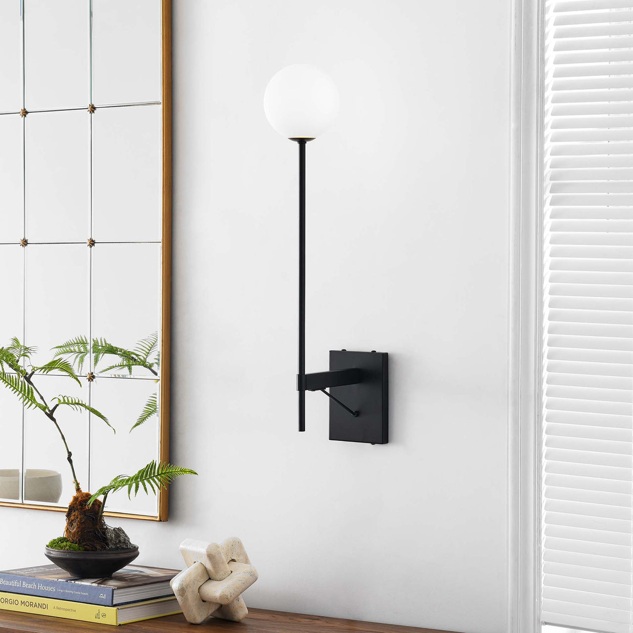 Orvessia Wall Sconce, Black