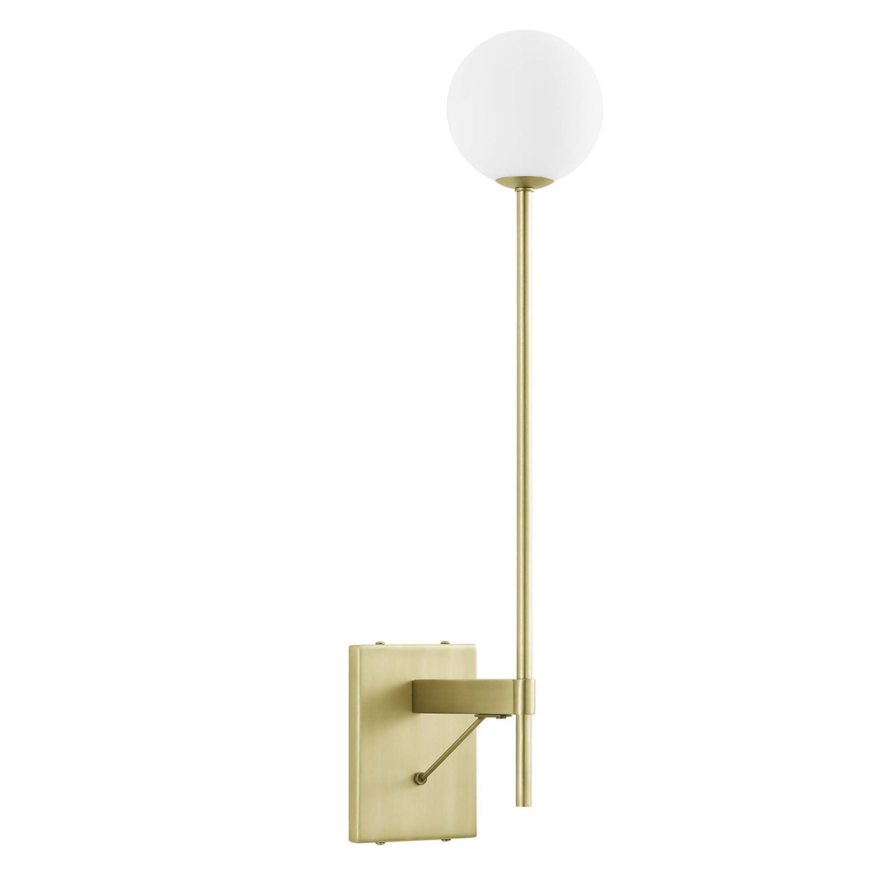Orvessia Wall Sconce, Satin Brass