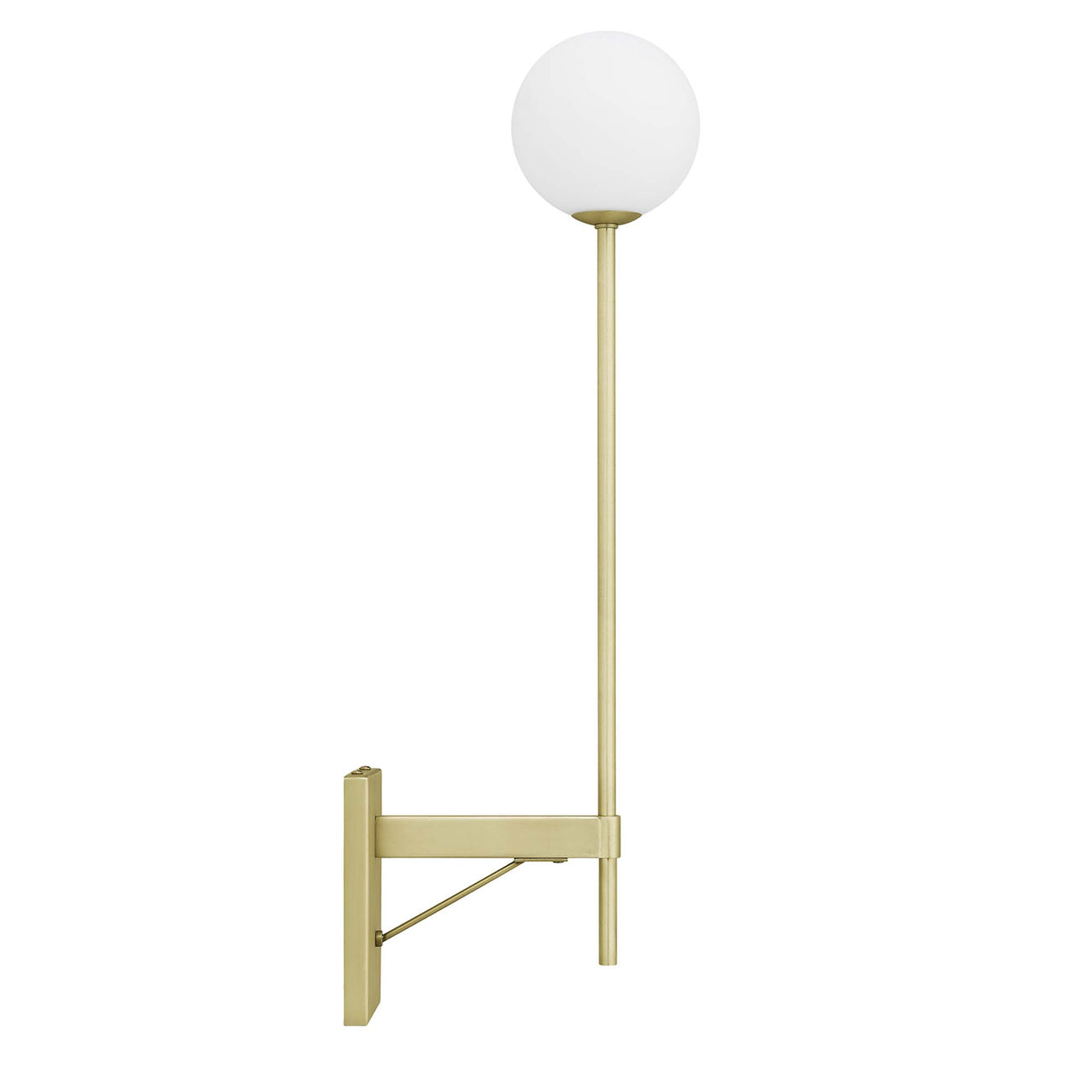 Orvessia Wall Sconce, Satin Brass
