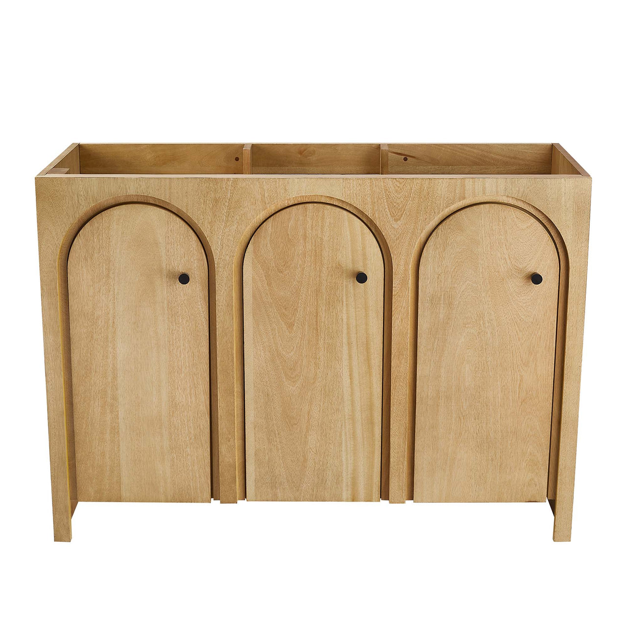 Revina Arched Vanity Base with Storage, Extra Large, Oak
