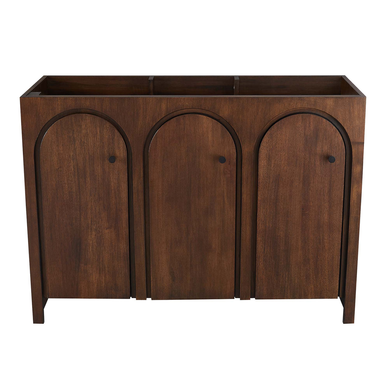 Revina Arched Vanity Base with Storage, Extra Large, Walnut
