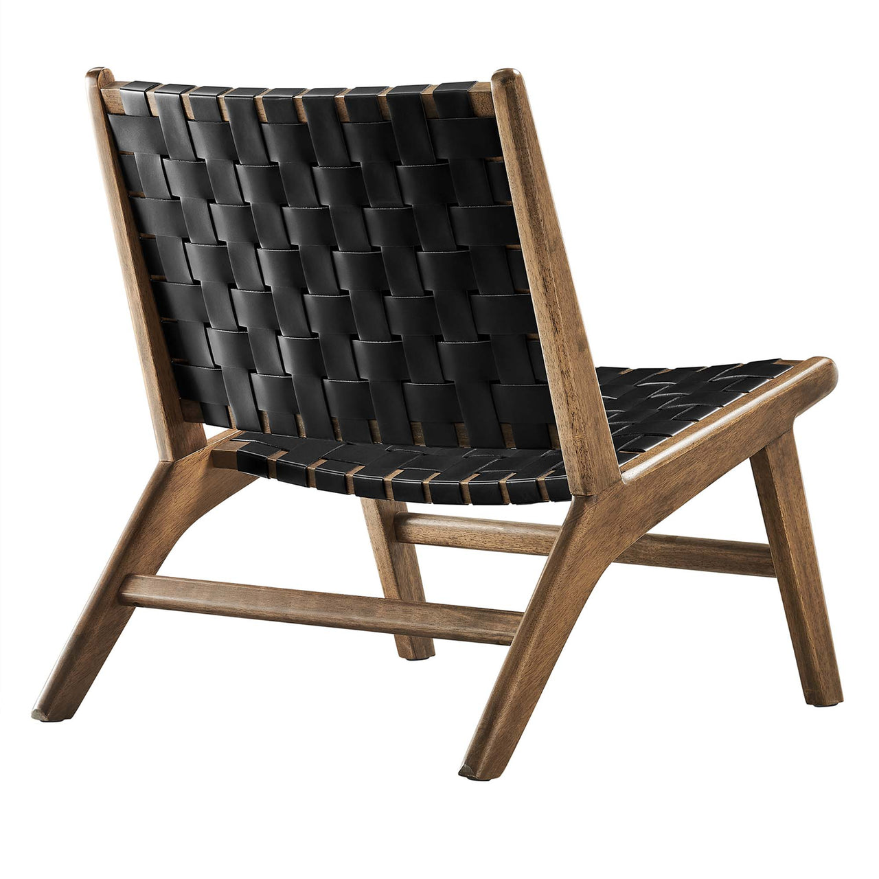 Hunter Lounge Chair, Walnut & Black