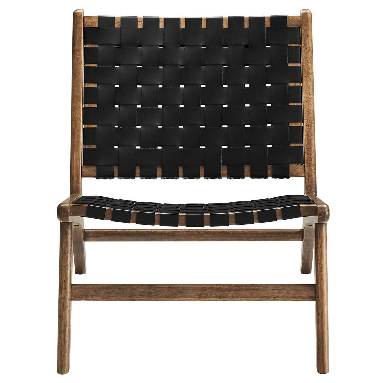 Hunter Lounge Chair, Walnut & Black