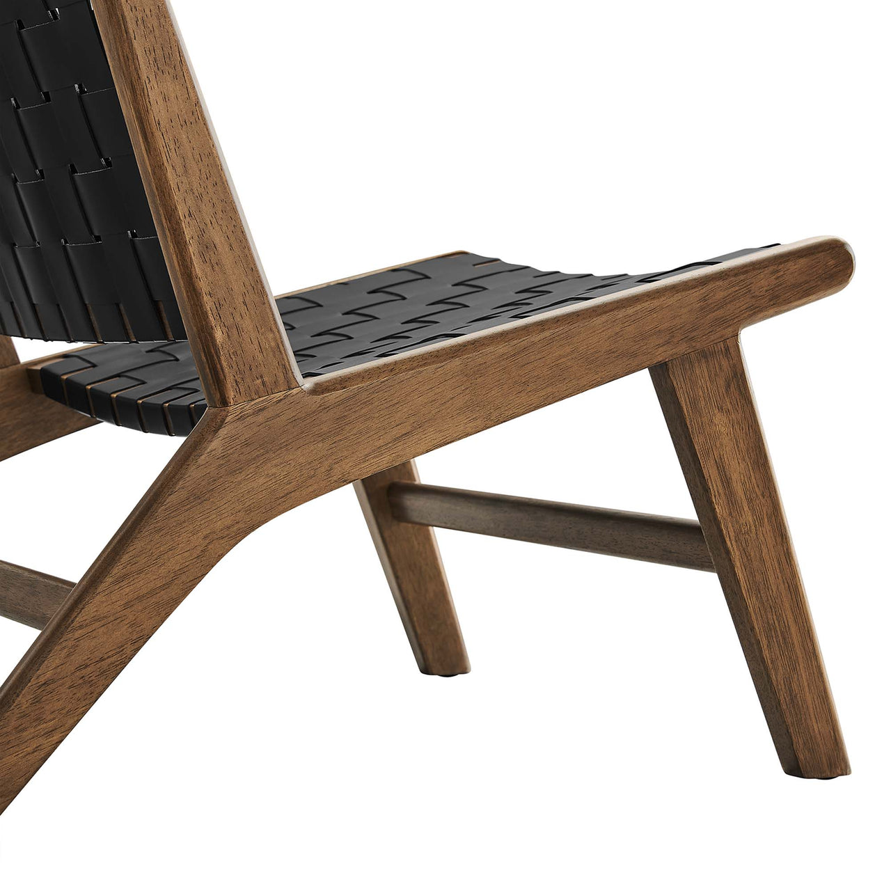 Hunter Lounge Chair, Walnut & Black