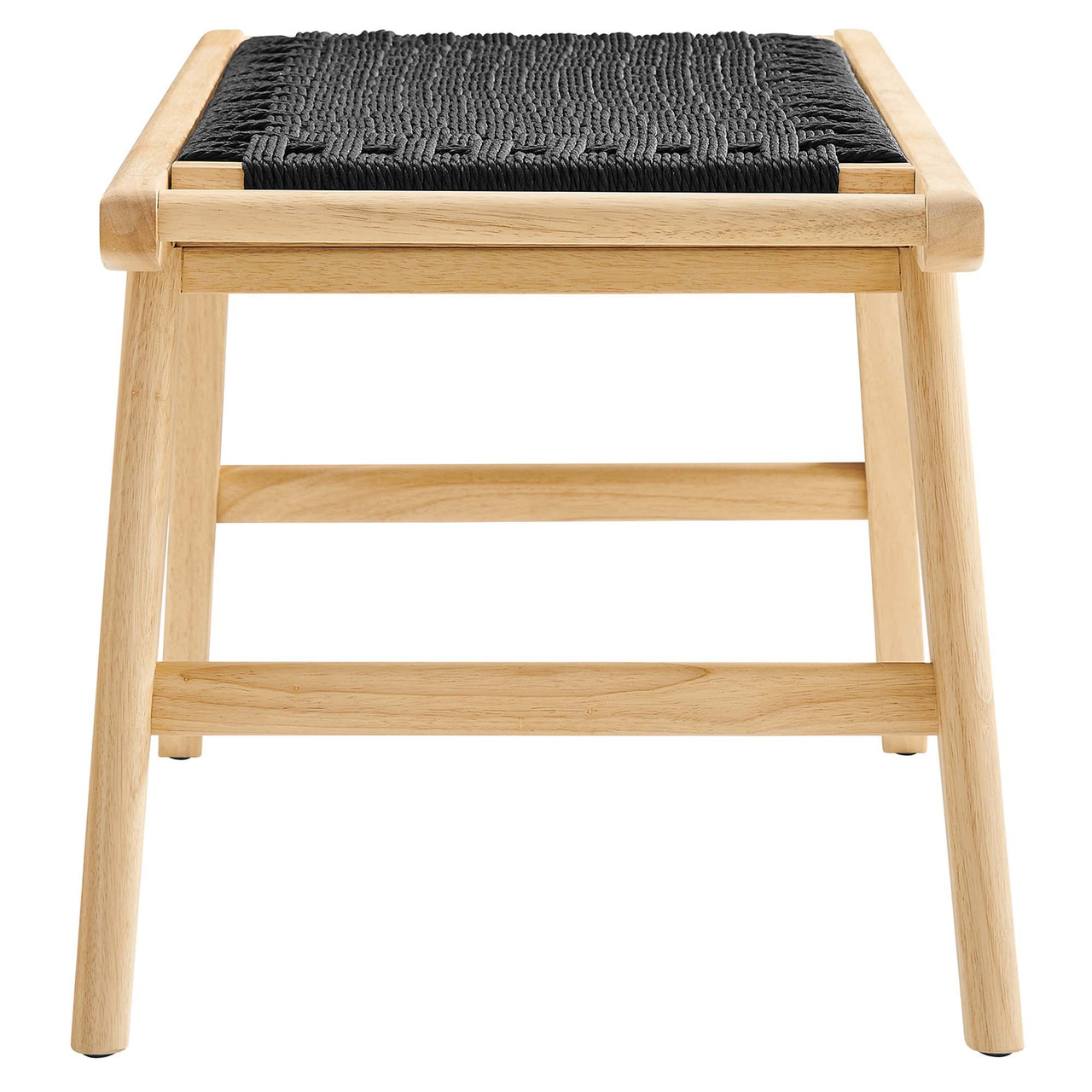 Hunter Bench, Natural Wood & Black