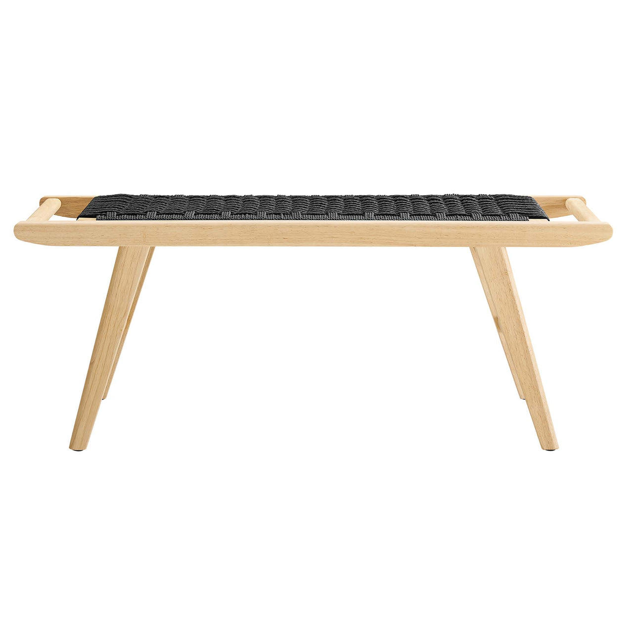 Hunter Bench, Natural Wood & Black