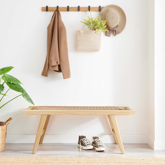 Hunter Bench, Natural Wood