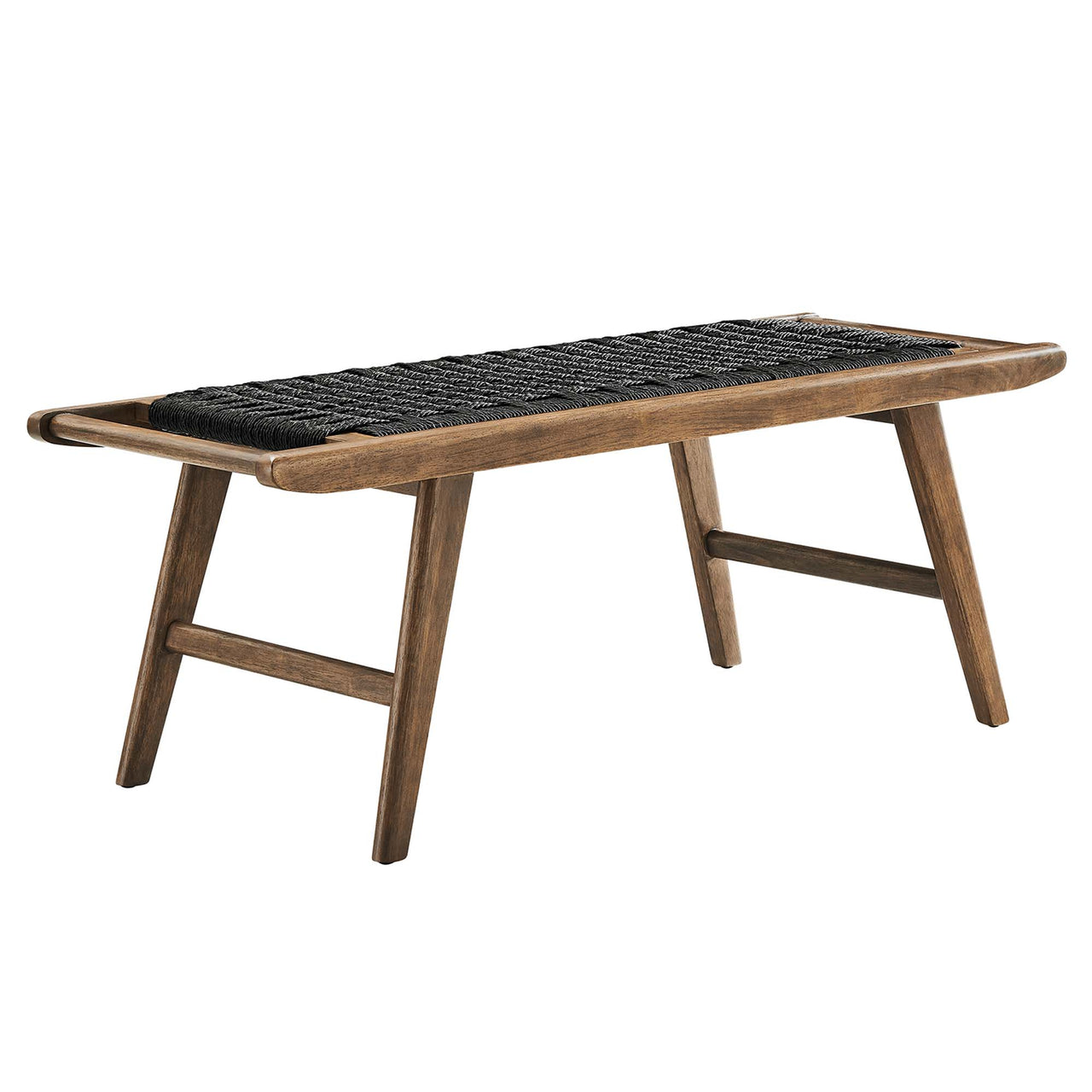 Hunter Bench, Walnut & Black