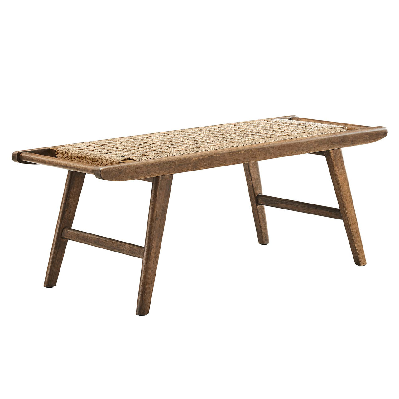 Hunter Bench, Walnut & Natural Wood