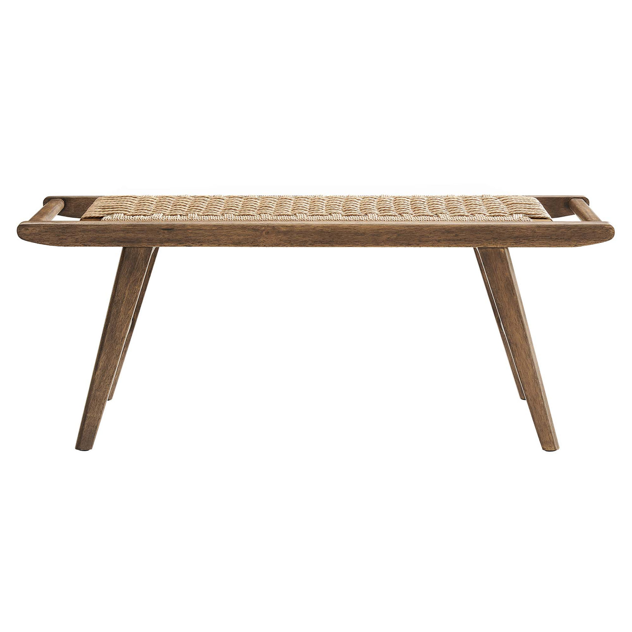 Hunter Bench, Walnut & Natural Wood