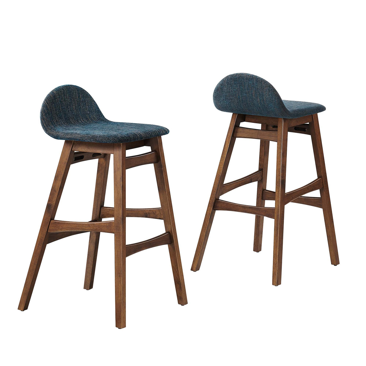 Sentinel Bar Stool Set of 2, Navy