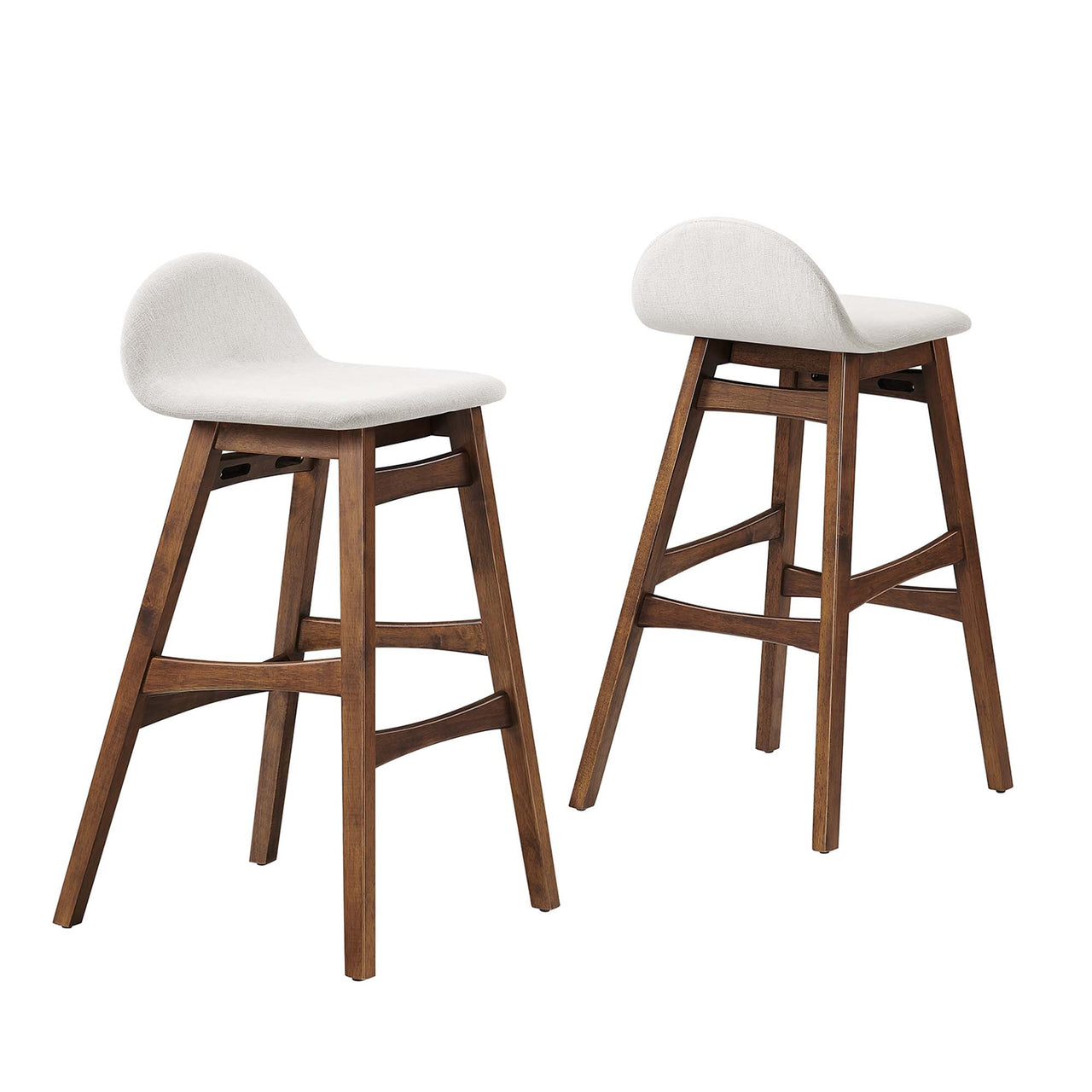 Sentinel Bar Stool Set of 2, Ivory