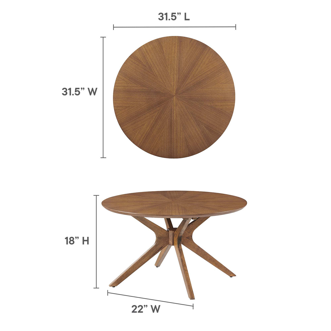 Nexus Coffee Table, Walnut