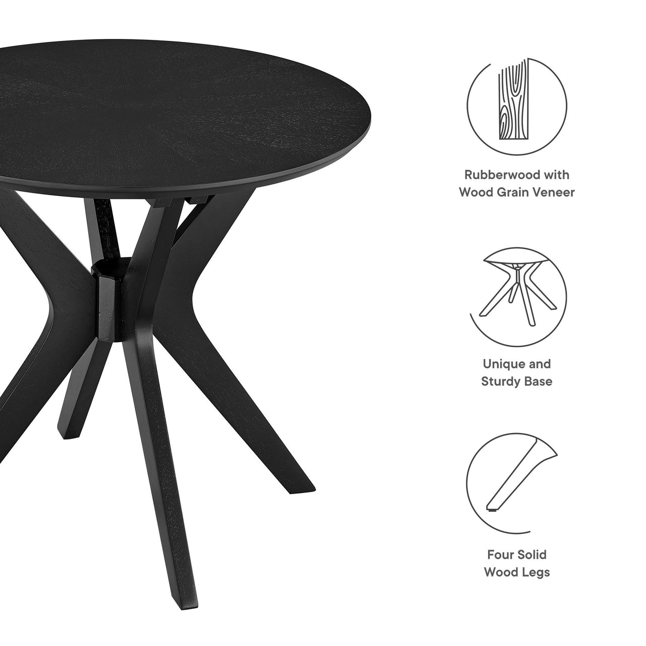 Nexus Side Table, Black