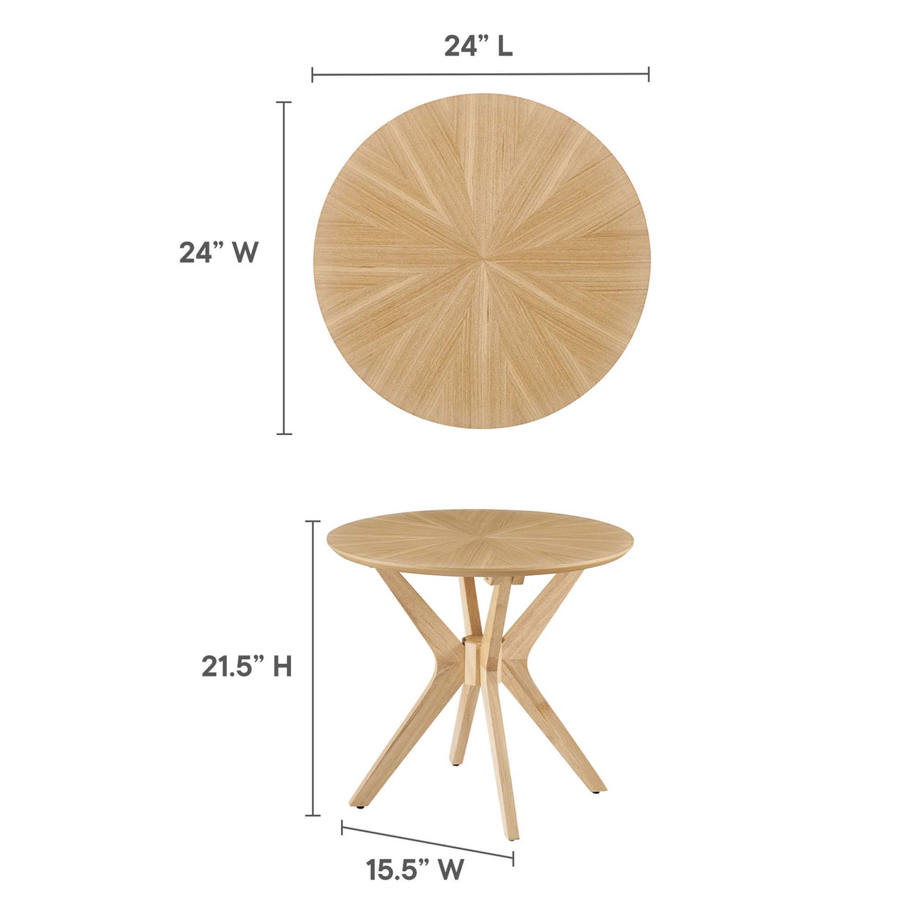 Nexus Side Table, Oak