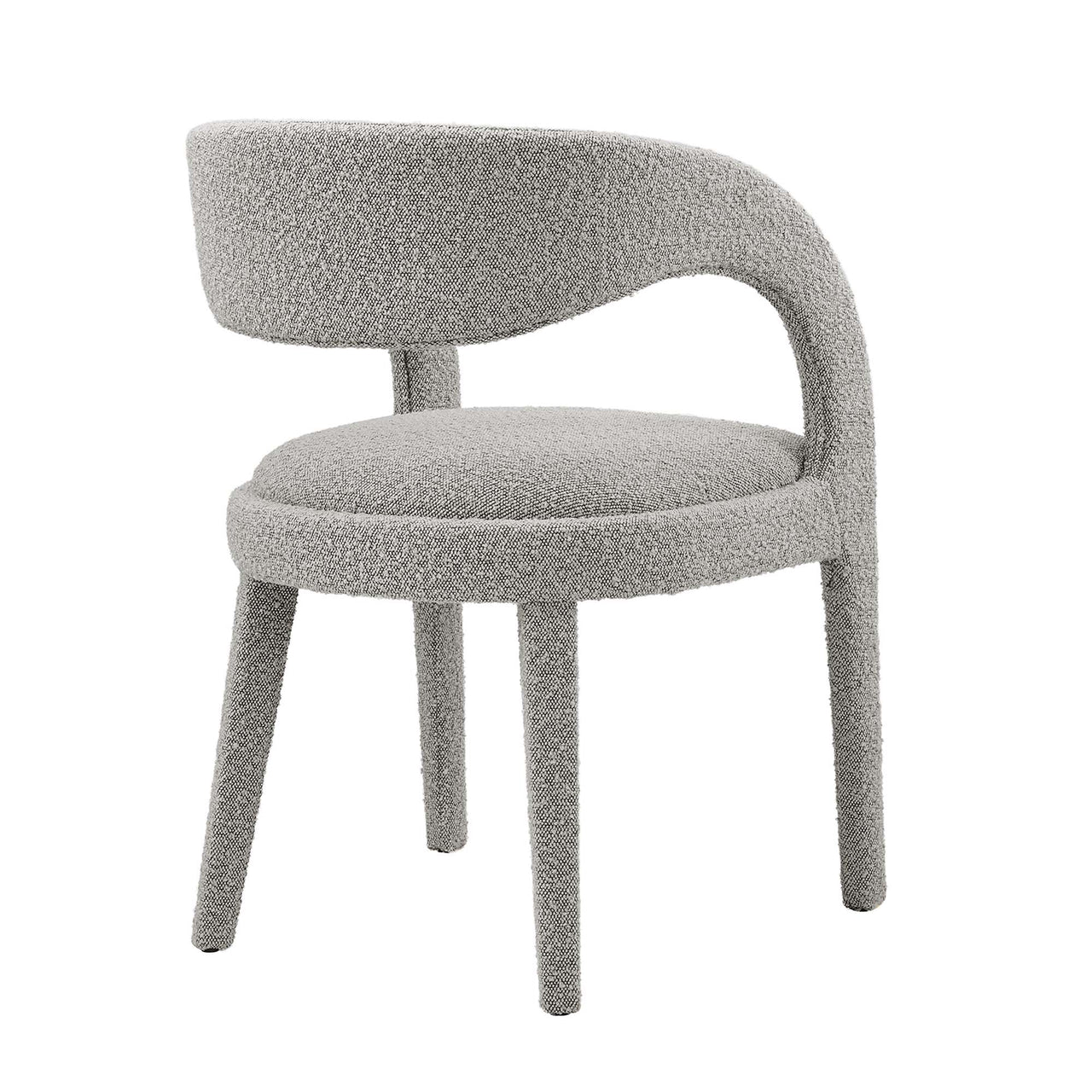 Heron Boucle Dining Chair Set of 2, Taupe