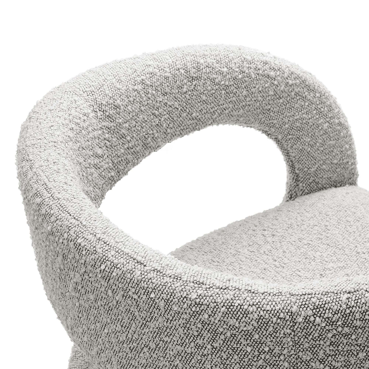 Heron Boucle Dining Chair Set of 2, Taupe