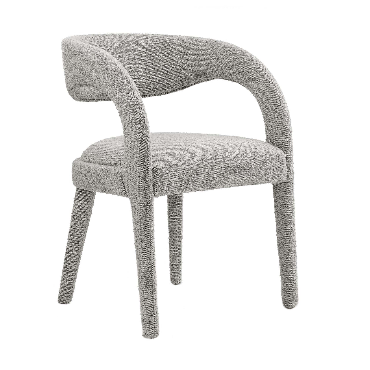 Heron Boucle Dining Chair Set of 2, Taupe