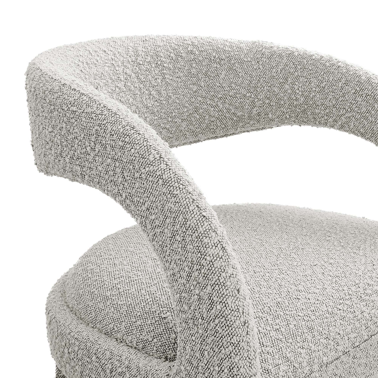 Heron Boucle Bar Stool Set of 2, Taupe