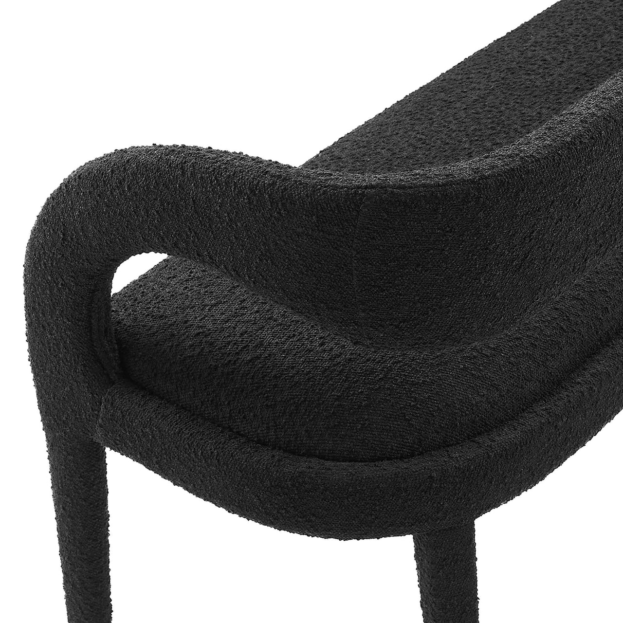 Heron Boucle Bench, Black