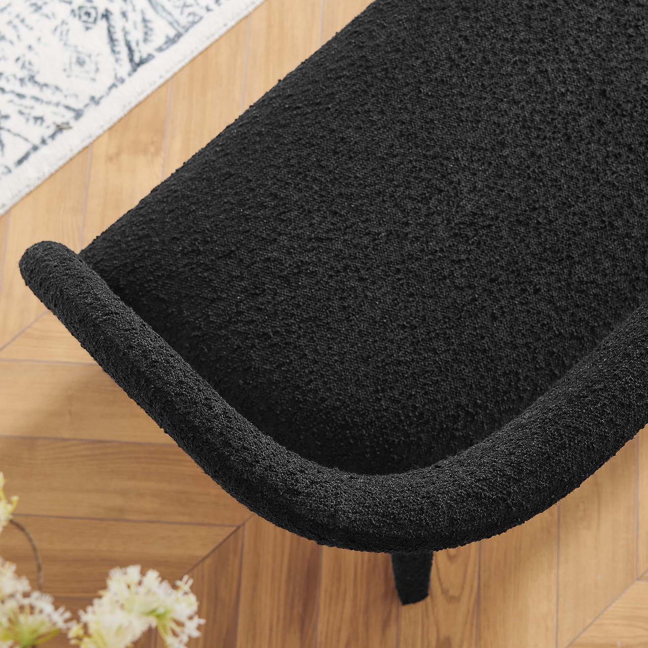 Heron Boucle Bench, Black