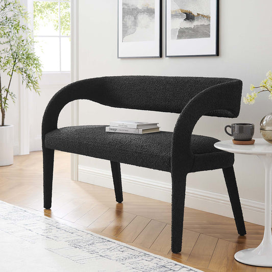 Heron Boucle Bench, Black