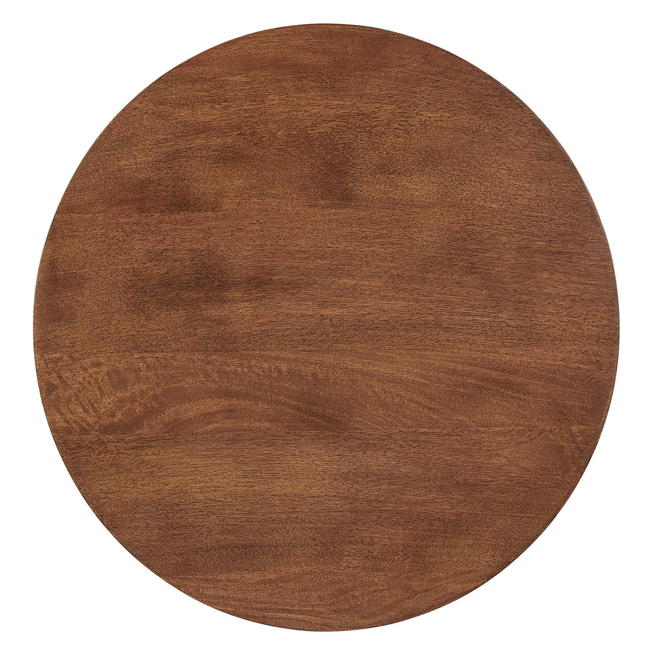 Burst Round Side Table, Walnut
