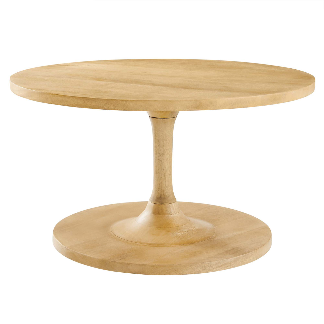 Burst Round Coffee Table, Oak