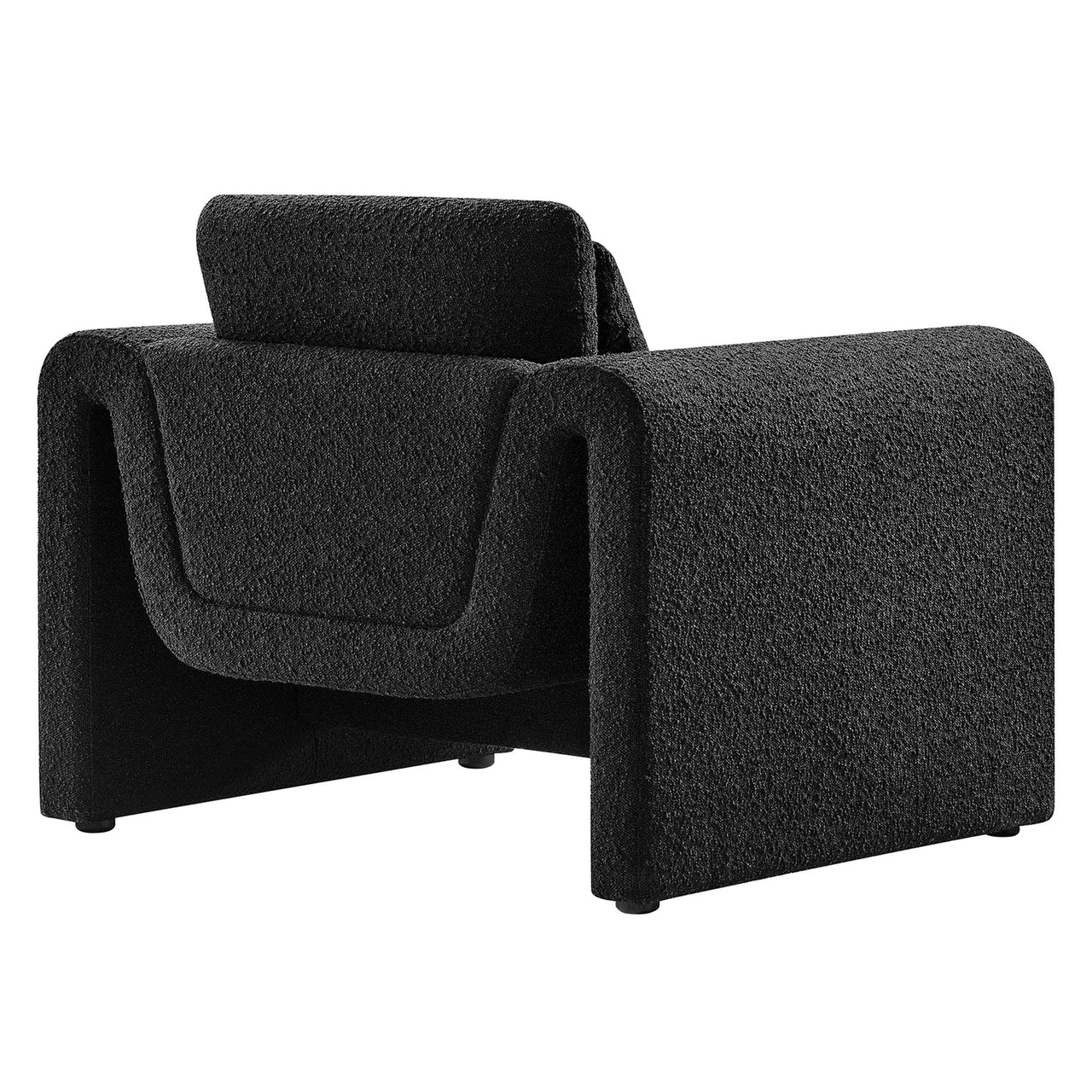 Jorwyn Boucle Accent Chair, Black