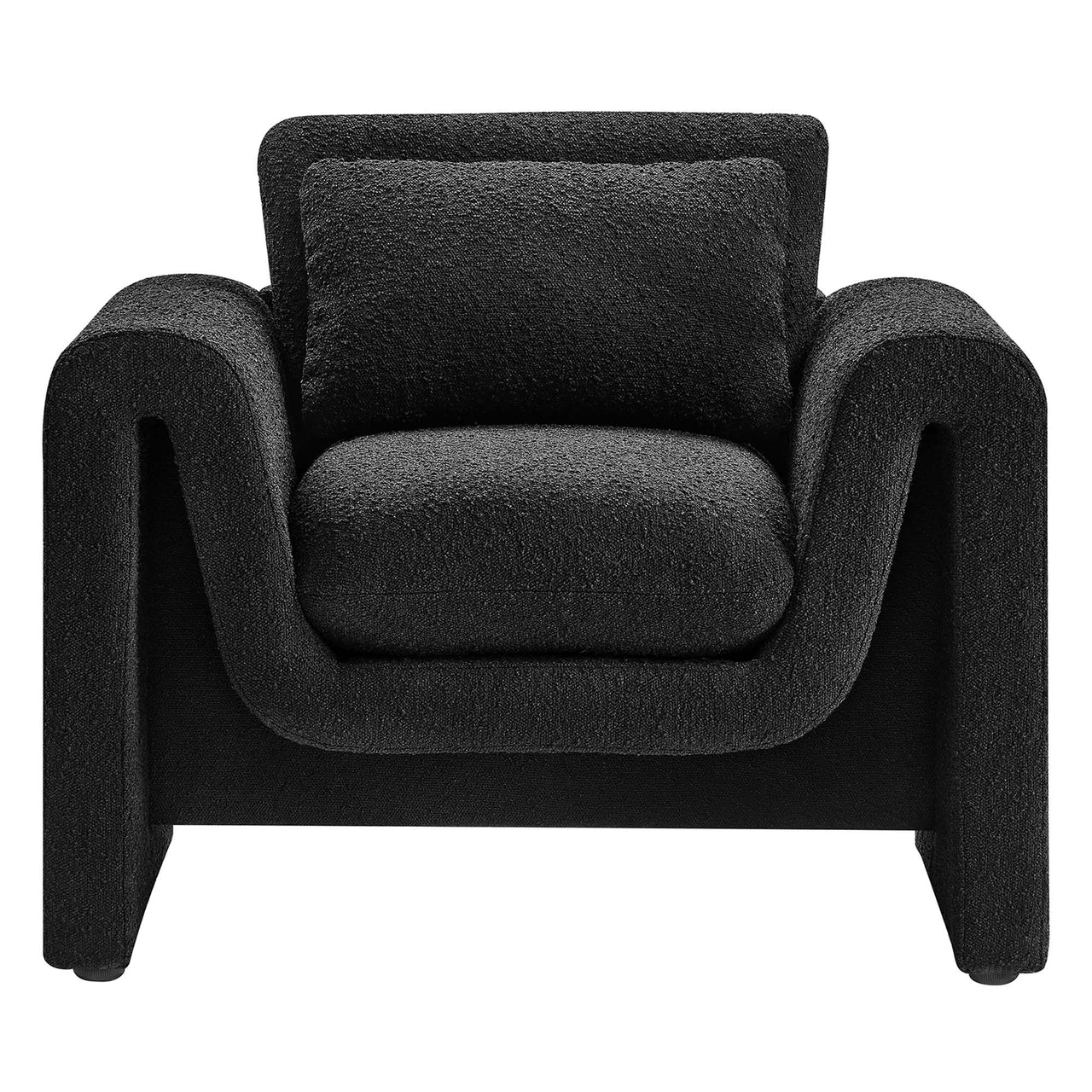 Jorwyn Boucle Accent Chair, Black