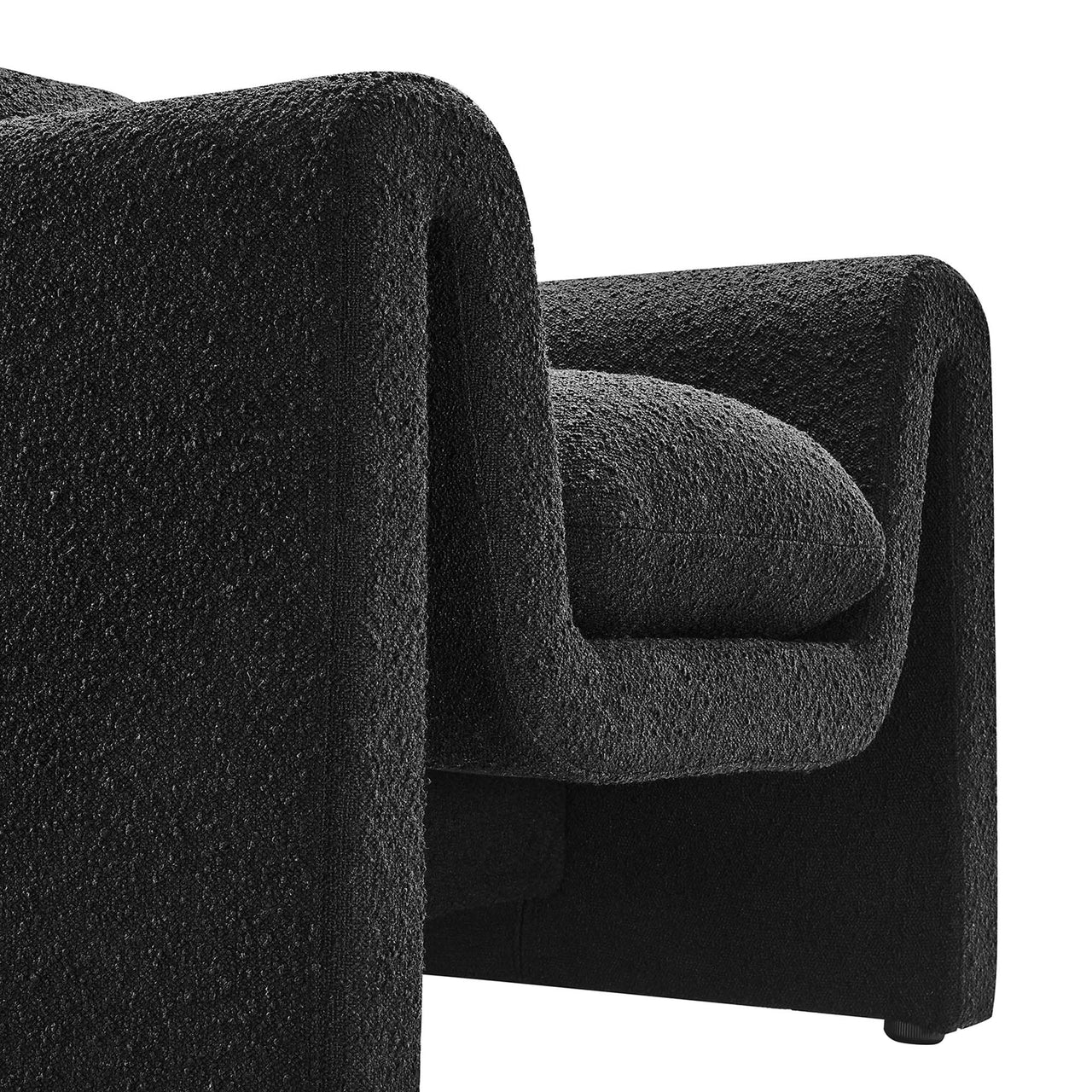 Jorwyn Boucle Accent Chair, Black