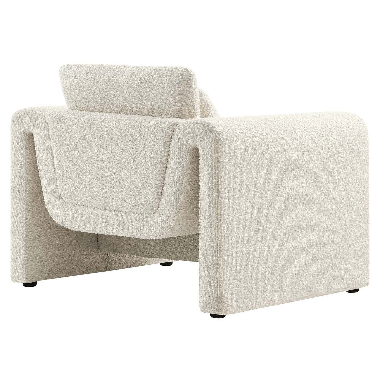 Jorwyn Boucle Accent Chair, Ivory