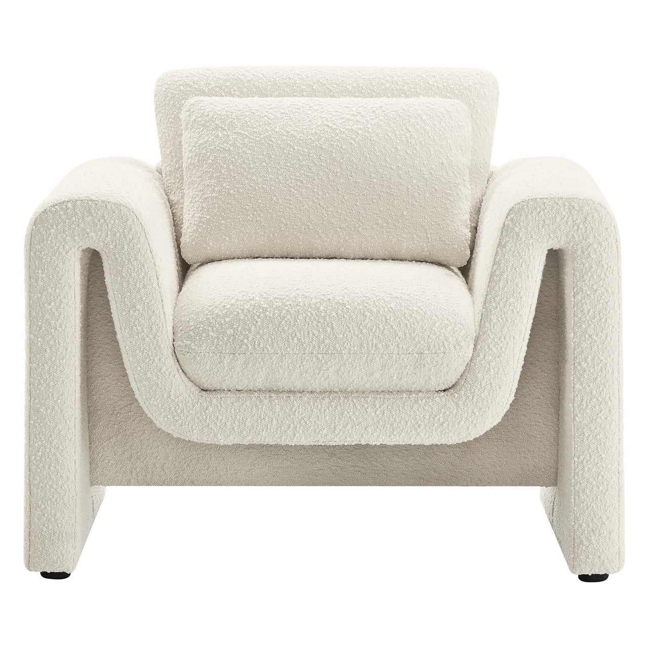 Jorwyn Boucle Accent Chair, Ivory