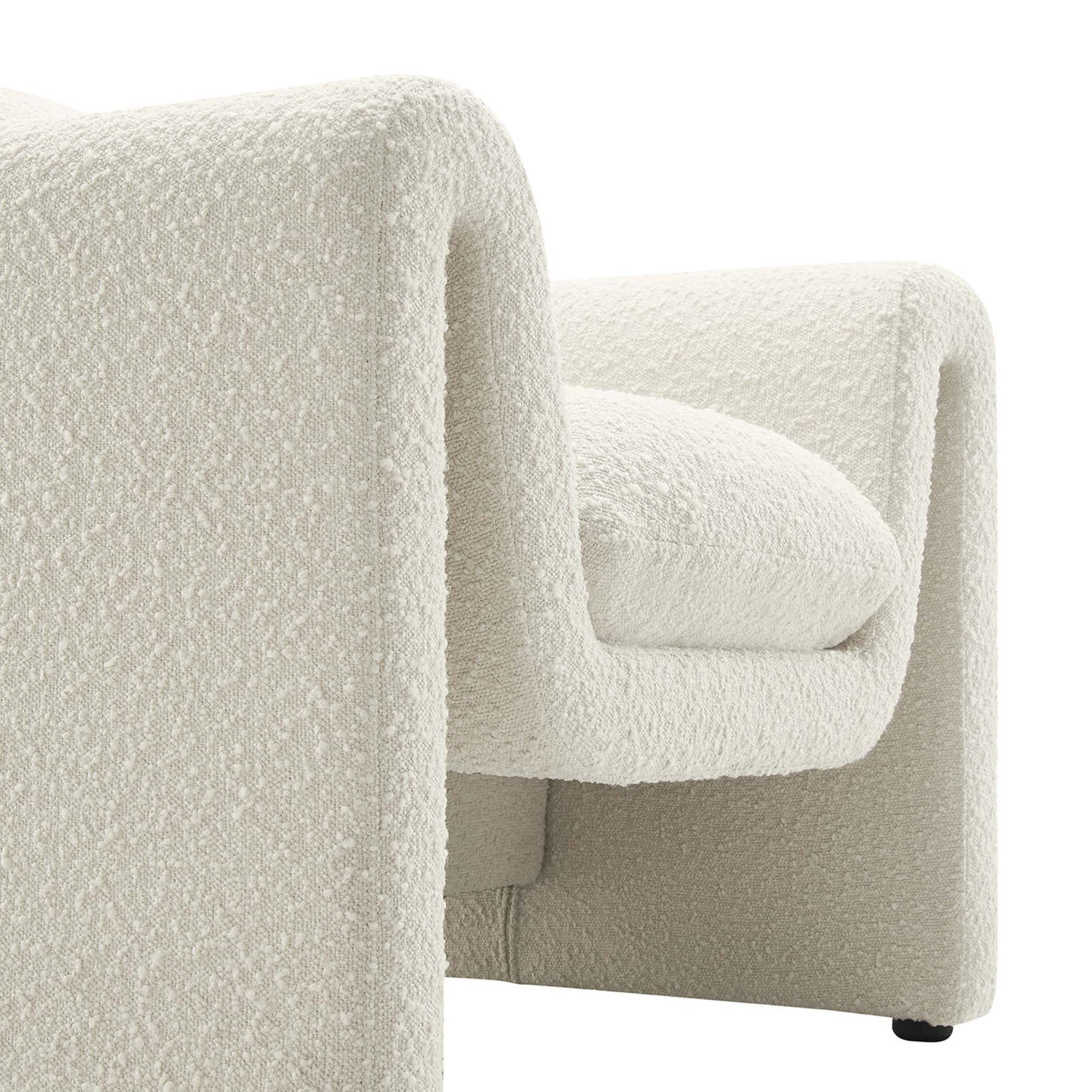 Jorwyn Boucle Accent Chair, Ivory