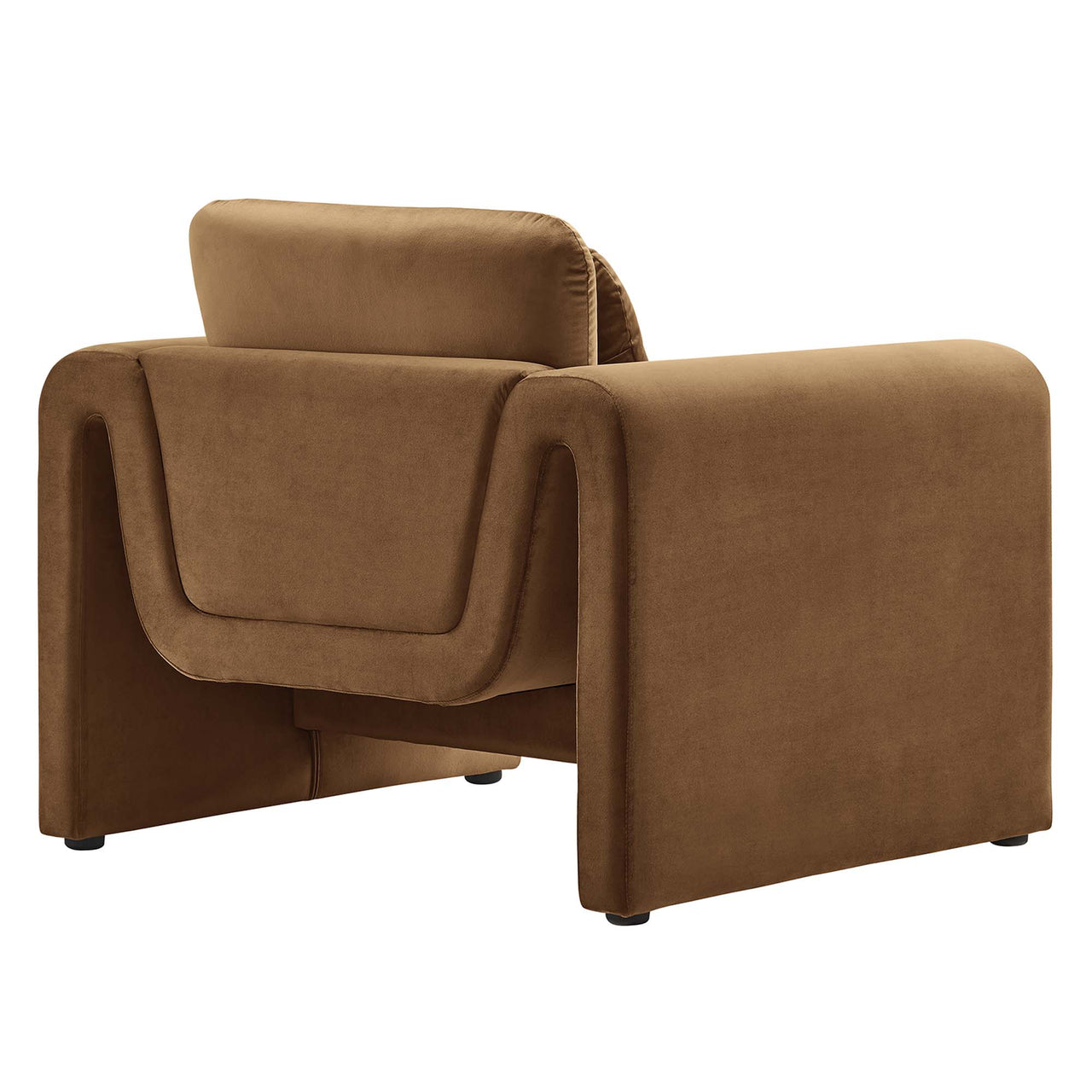 Jorwyn Velvet Accent Chair, Brown