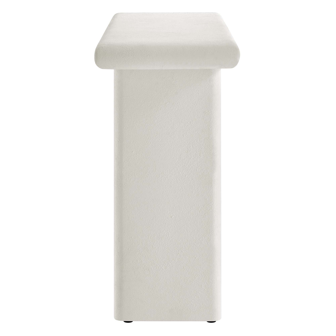Earthcast Console Table, White