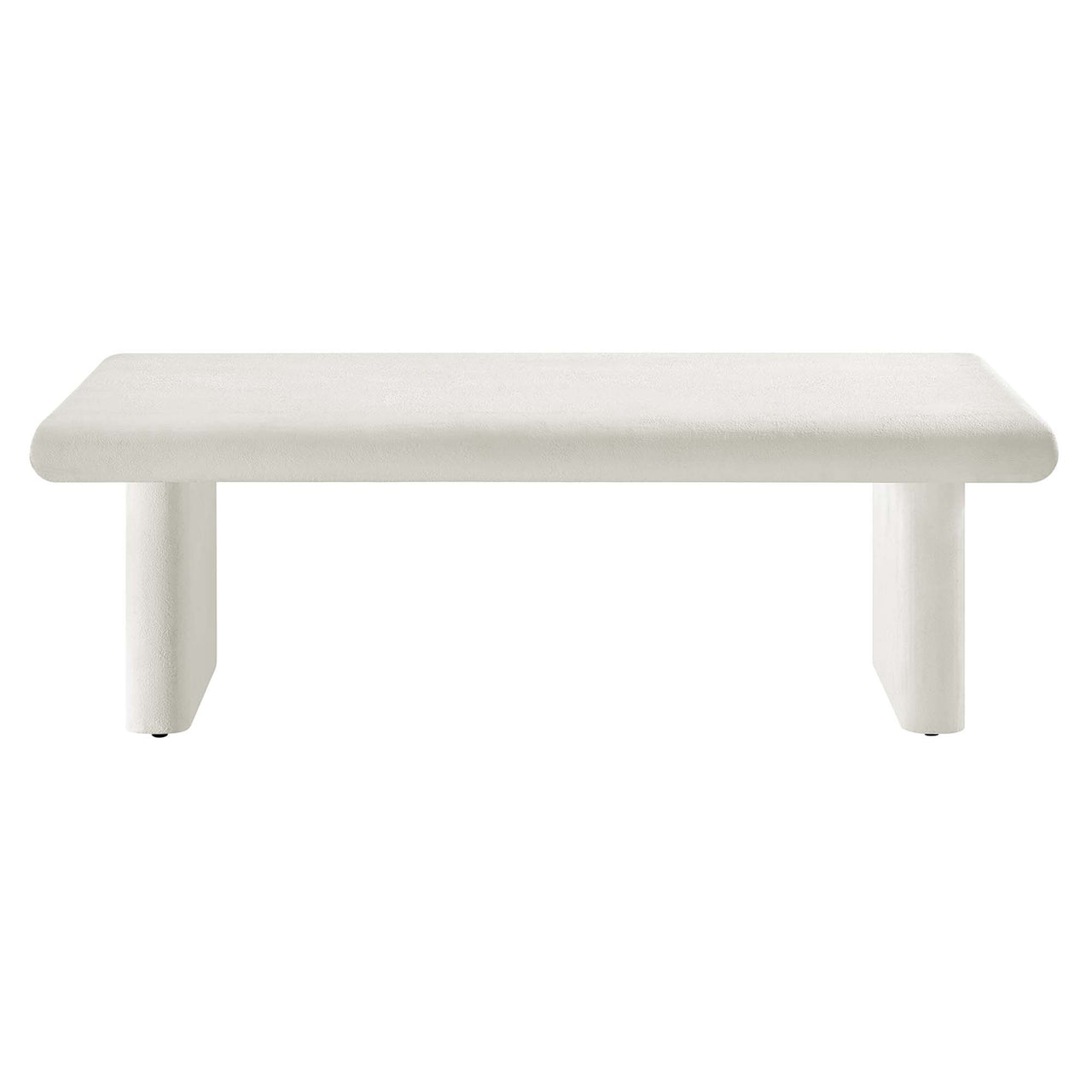 Earthcast Coffee Table, White