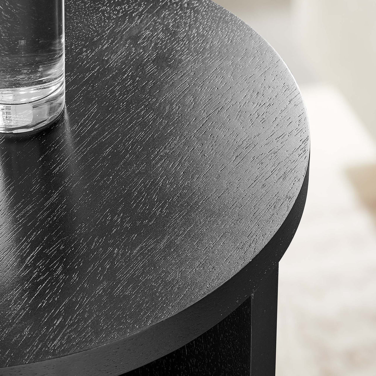 Arithmetic Side Table, Black