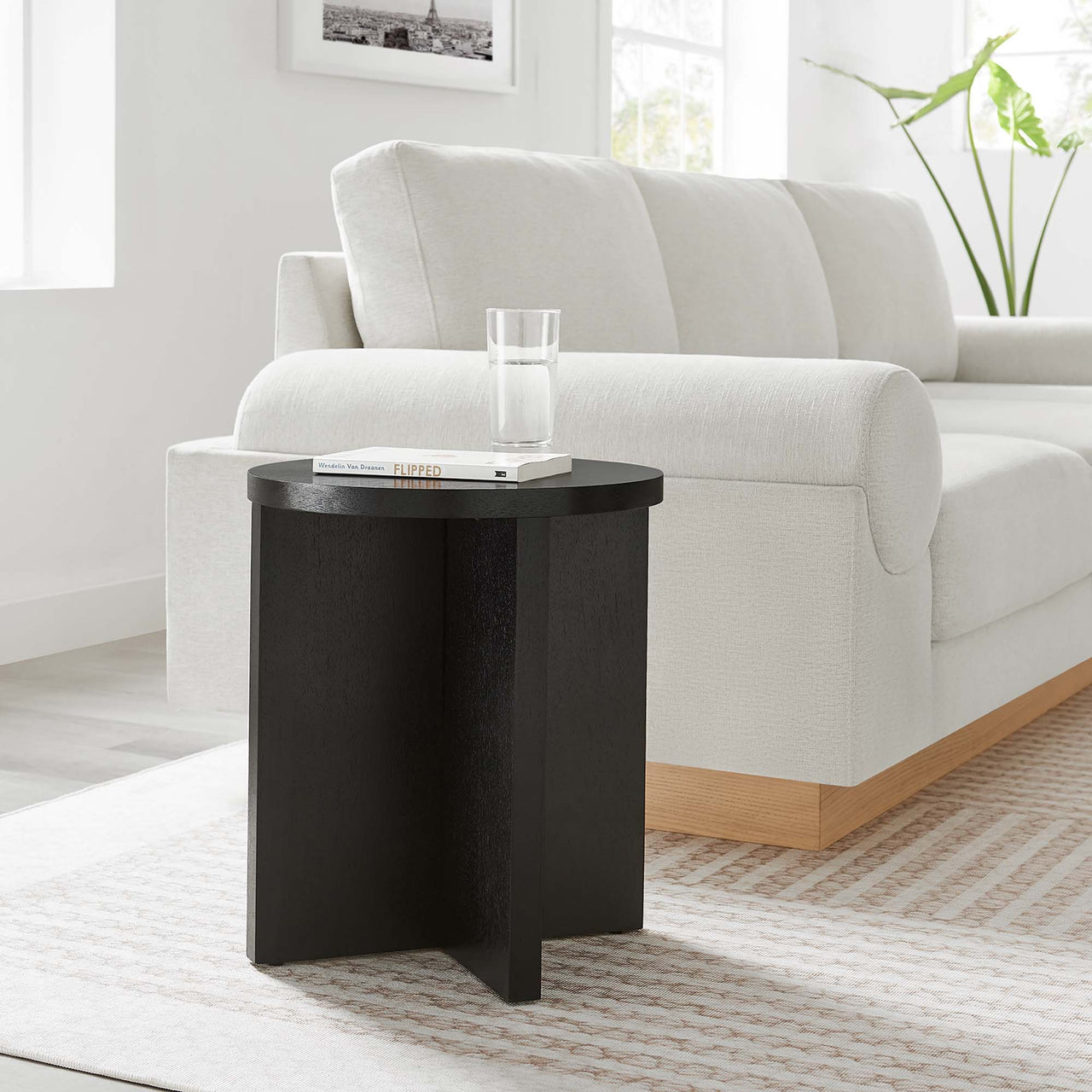Arithmetic Side Table, Black