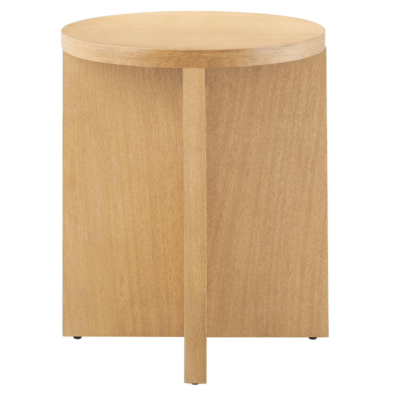 Arithmetic Side Table, Natural Wood