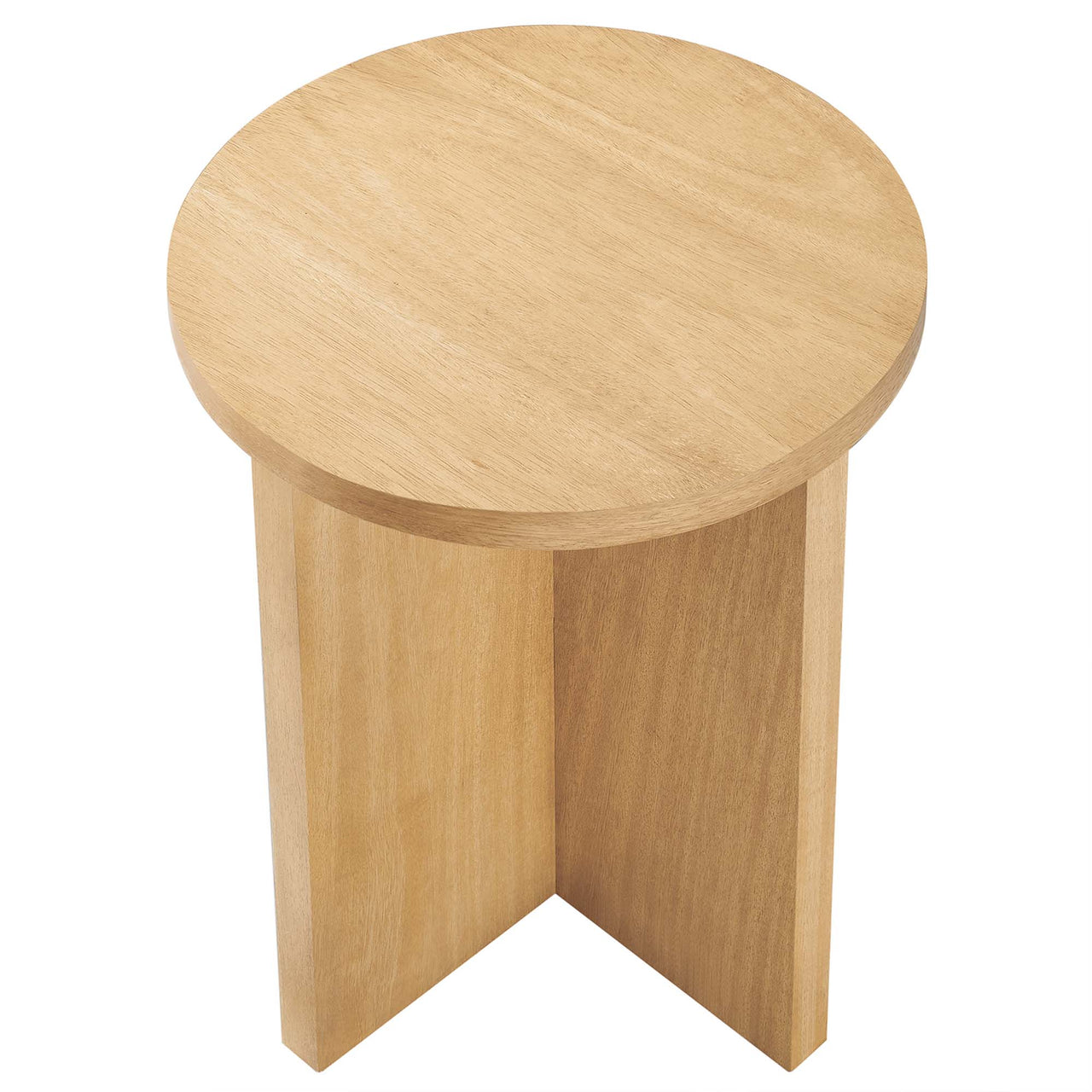 Arithmetic Side Table, Natural Wood