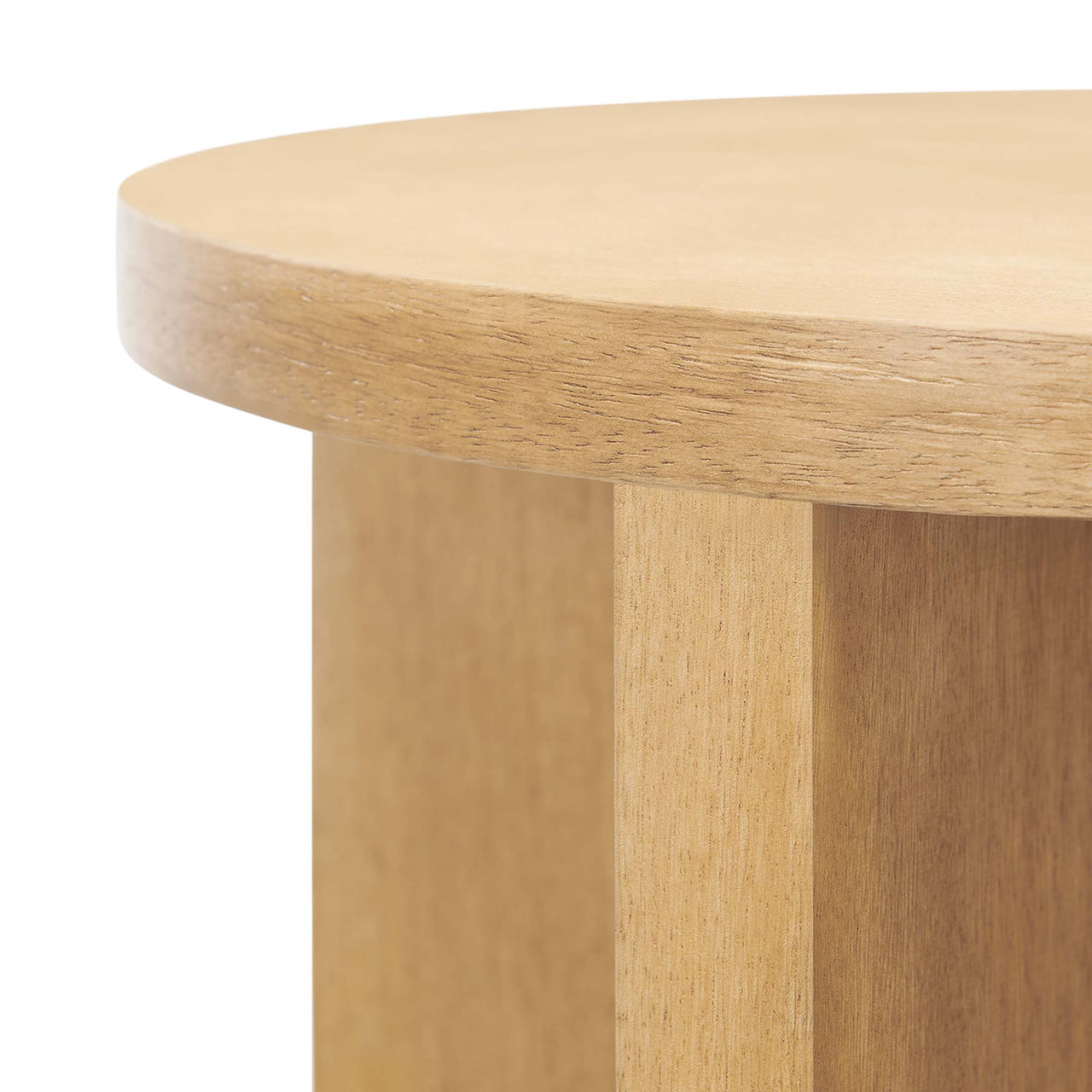 Arithmetic Side Table, Natural Wood