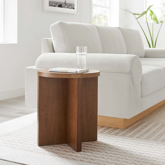 Arithmetic Side Table, Walnut