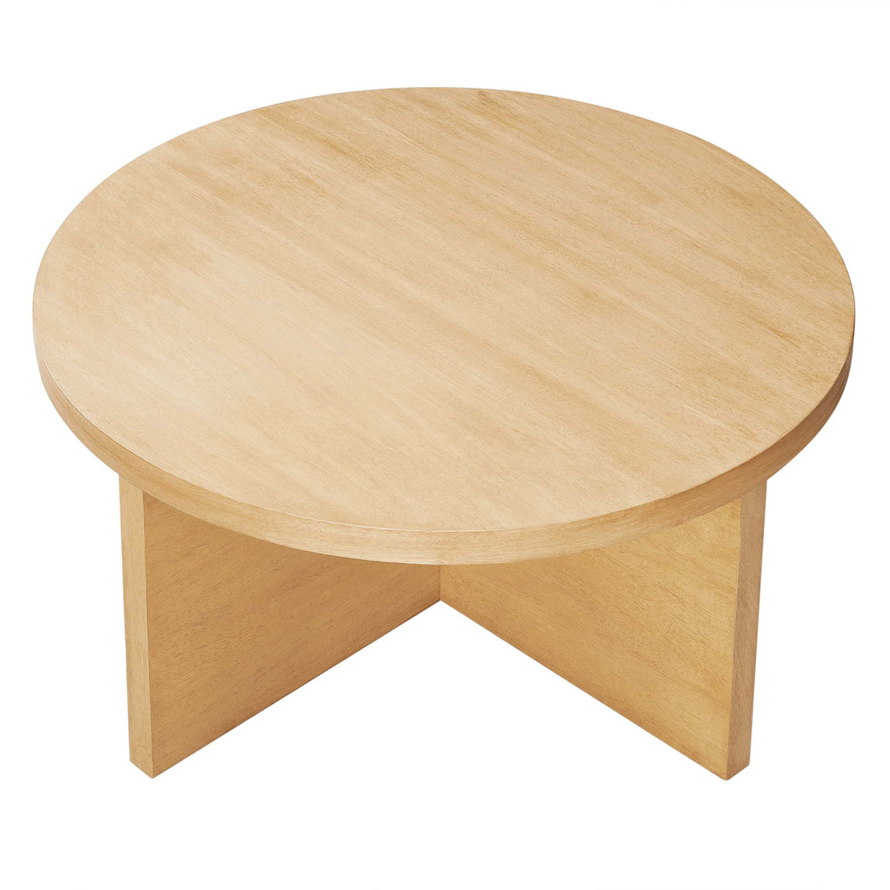 Arithmetic Coffee Table, Natural Wood
