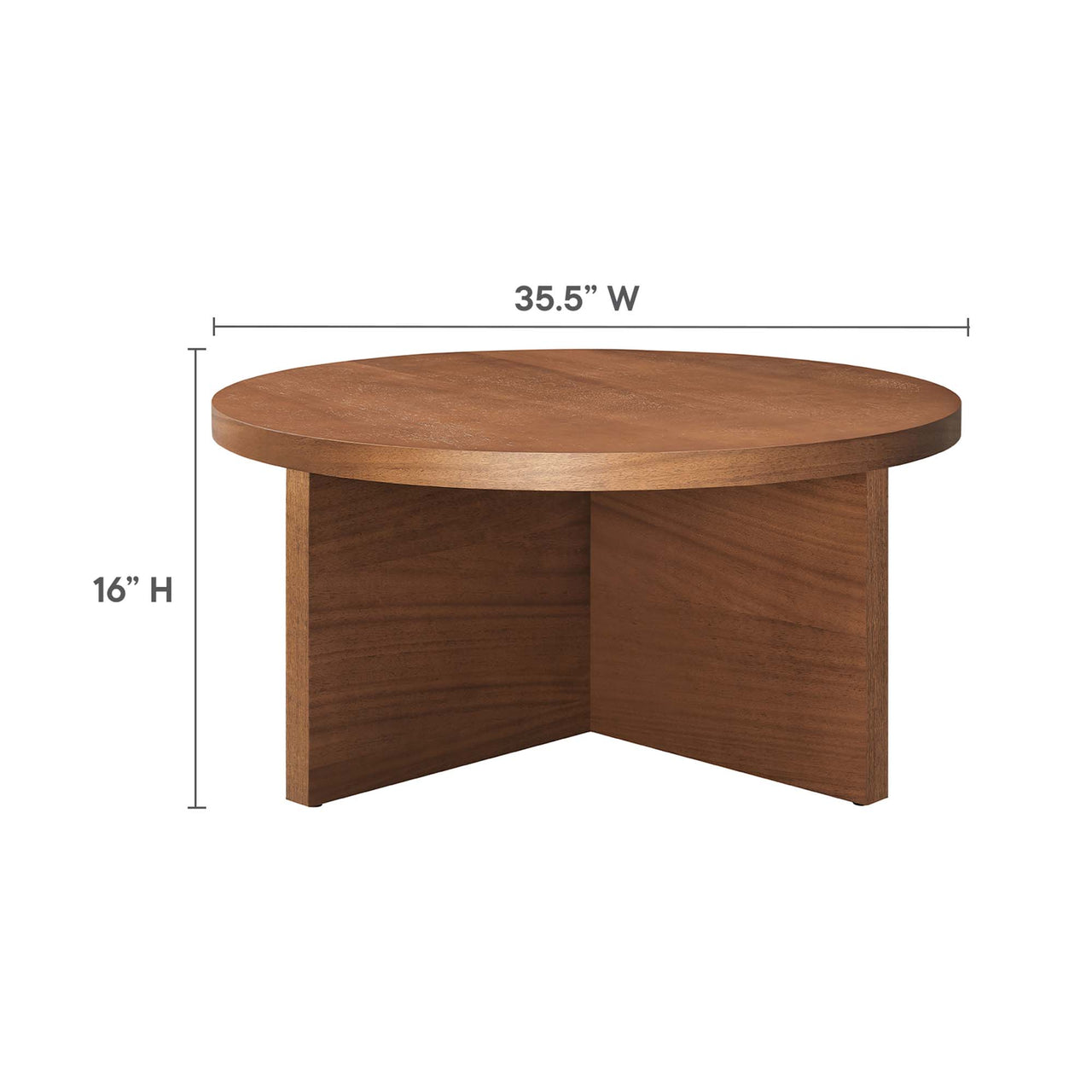 Arithmetic Coffee Table, Walnut