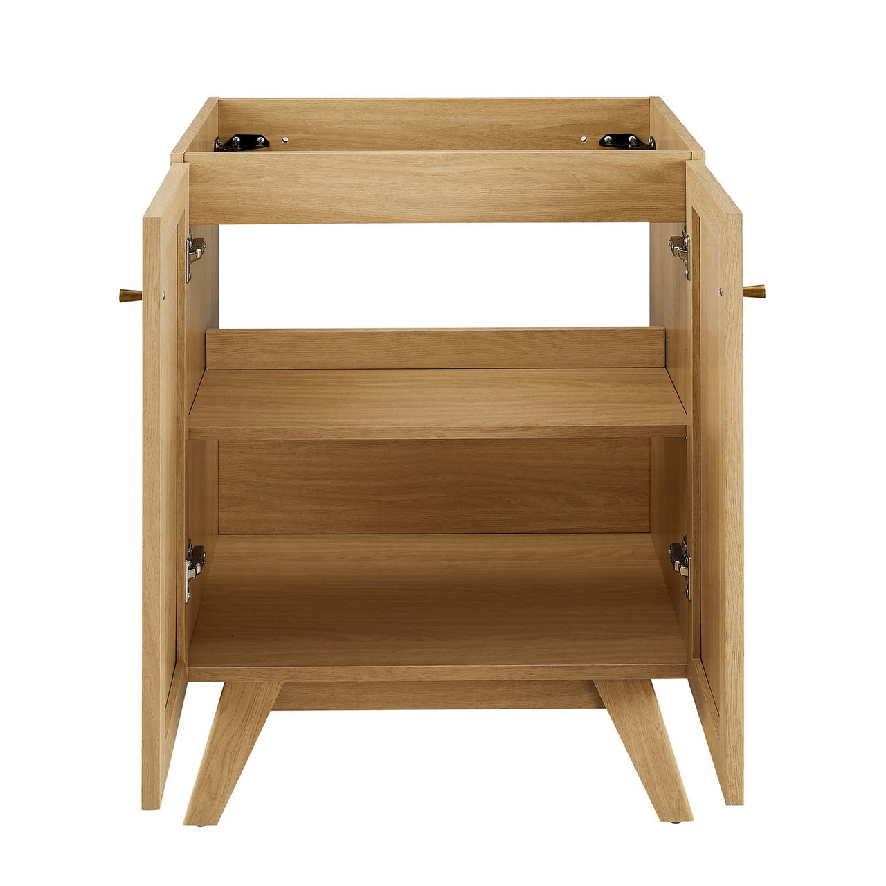 Marra Vanity Base with Storage, Small, Oak