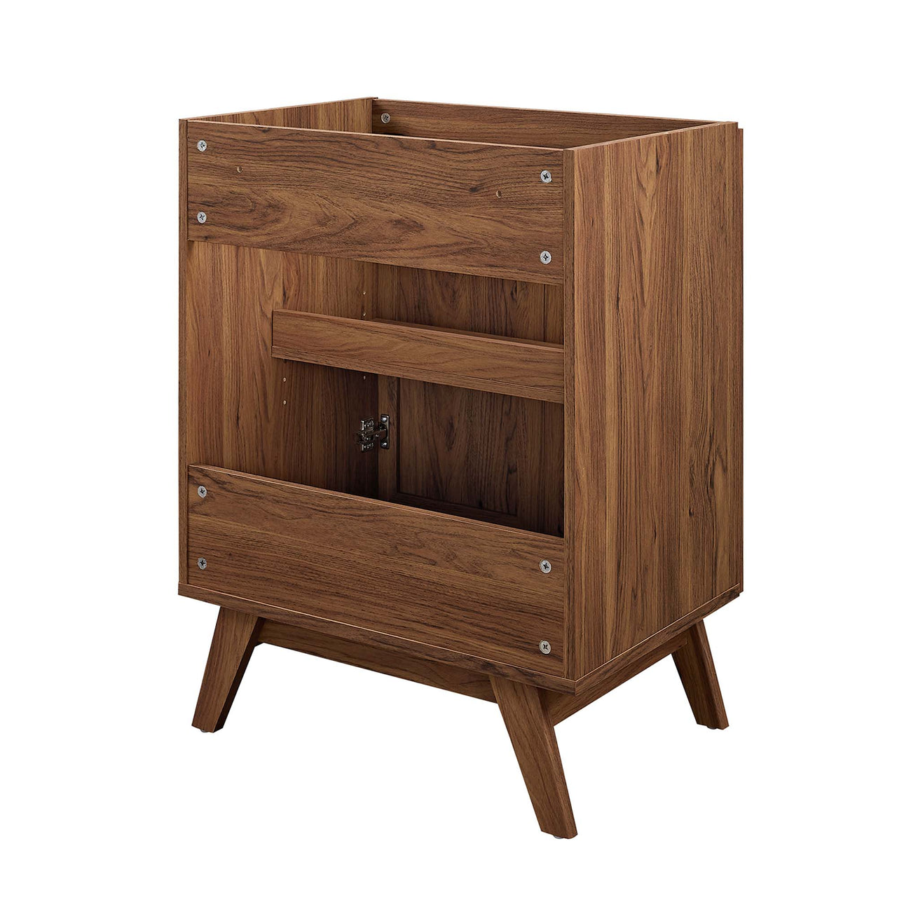 Marra Vanity Base with Storage, Small, Walnut
